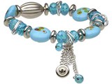 Bracelet, stretch
Turquoise blue
17mm-31x24mm multi-shape
7-1/2 inches
Available:  Contact Us
Limited Quantity!