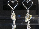 Lt. Sapphire Sterling Silver Open Heart Earrings
Swarovski Crystal Hearts and beads and
dangling chains.
Available in multiple colors:
Siam, Amethyst, Peridot, Tanzanite, Sapphire, Astral Pink & More!
Limited Quantities
