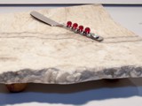 Rare White Quartz Stone
Cutting Board w/garnished spreader
9x8
CCH00C00000078
Available:  Contact Us