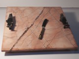 Pink Marble Serving Tray
Large Bronze Fish Handles
Spreader Included
12x12
TCH00CF00000046
SOLD!