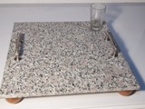 Granite Serving Tray
Brushed Nickel Curved Handles
Glass Toothpick Holder Included
12x12
TCHS1_V00000030
Available:  Contact Us
