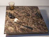 Granite Serving Tray
Bronze Fish Handles
Glass Toothpick Holder Included
Spreader Included
12x12
TCHS2CK00000054
Available:  Contact Us