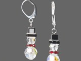 Snowmen Earrings
Swarovski Crystal Rounds
Swarovski Crystal Cube & Ring on sterling silver earwires!
While supplies last
SOLD!