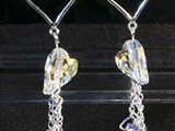 Sterling Silver Open Heart Earrings
Swarovski Crystal Hearts and beads and
dangling chains.
Available in multiple colors:
Siam, Amethyst, Peridot, Tanzanite, Sapphire, Astral Pink & More!
Limited Quantities
